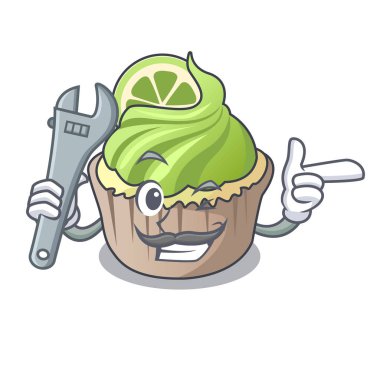 Mekanik limon keki maskot çizgi film