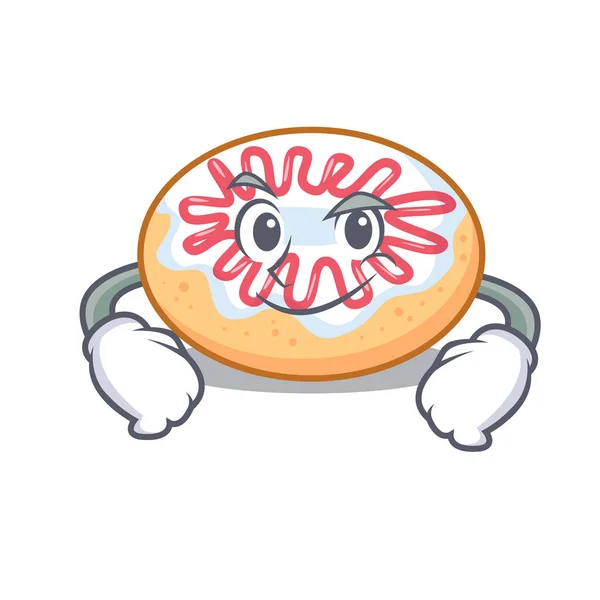 Смердючий желе пончик персонаж мультфільм — стоковий вектор
