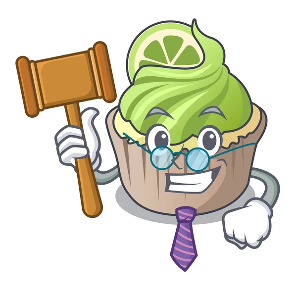 Yargıç limon keki maskot çizgi film