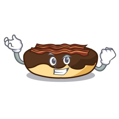 Başarılı akçaağaç pastırma karakter karikatür bar