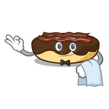 Garson akçaağaç pastırma maskot karikatür bar