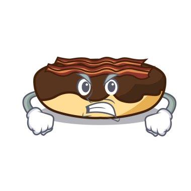 Kızgın akçaağaç pastırma maskot karikatür bar