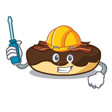 Otomotiv akçaağaç pastırma maskot karikatür bar