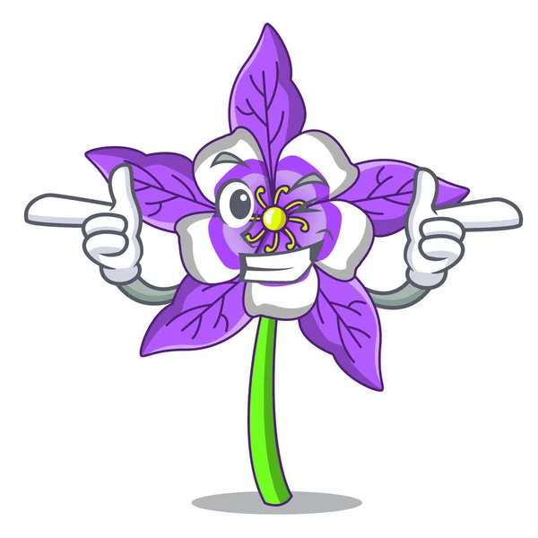 Wink columbine çiçek karakter karikatür