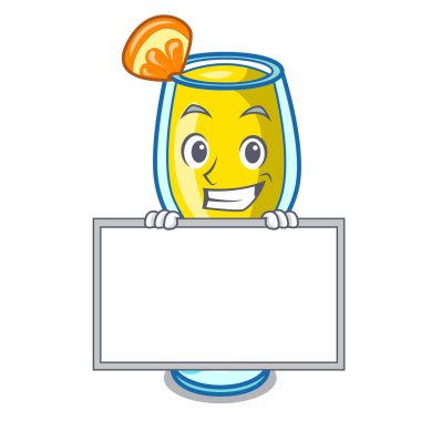 Yönetim Kurulu Mimoza karakter karikatür tarzı ile sırıtarak