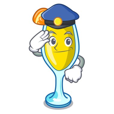 Polis Mimoza karakter karikatür tarzı