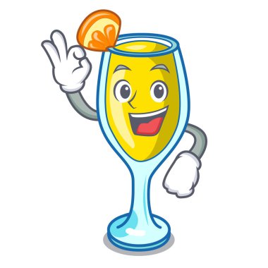 Mimoza karakter karikatür tarzı Tamam