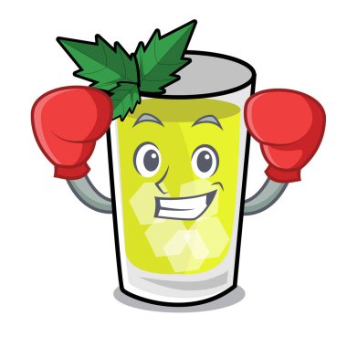 Boks sakinleşmek karakter karikatür