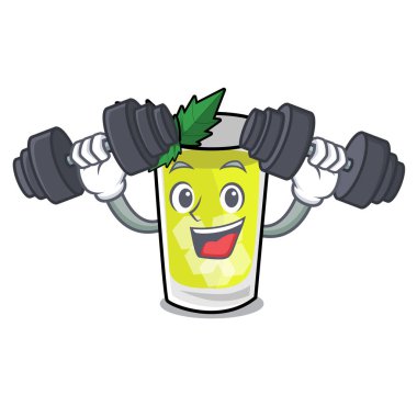 Fitness sakinleşmek karakter karikatür