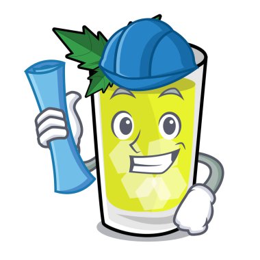 Mimar sakinleşmek karakter karikatür