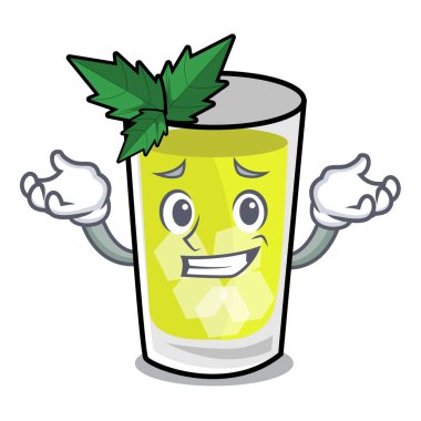 Sırıtan sakinleşmek karakter karikatür