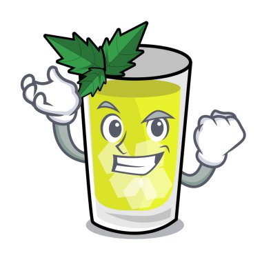 Başarılı sakinleşmek karakter karikatür