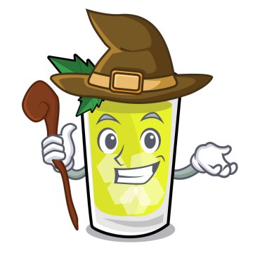 Cadı sakinleşmek maskot çizgi film