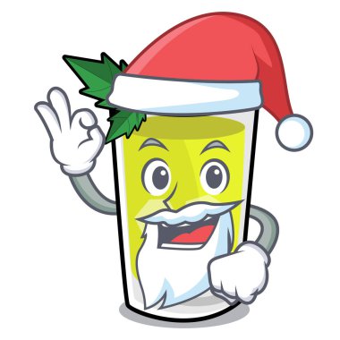 Santa sakinleşmek maskot çizgi film