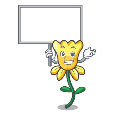 Yönetim Kurulu nergis çiçek karakter karikatür getirmek