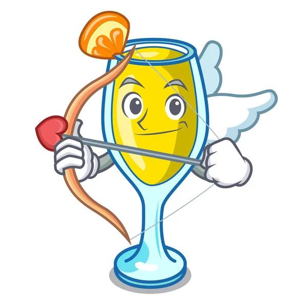 Aşk tanrısı Mimoza karakter karikatür tarzı