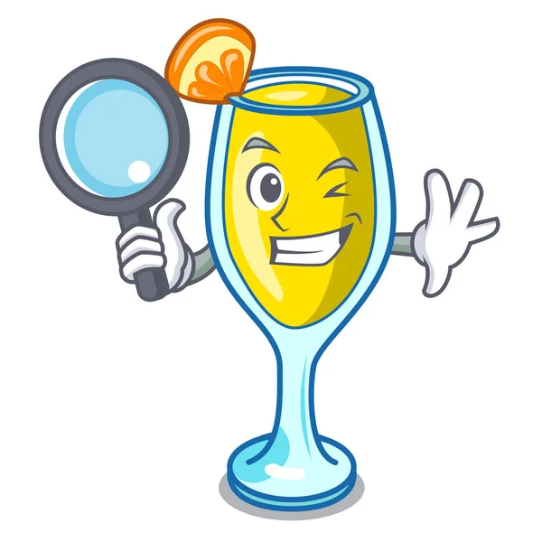 Dedektif Mimoza karakter karikatür tarzı