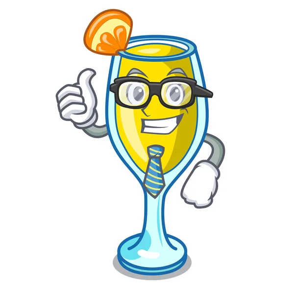 İşadamı Mimoza karakter karikatür tarzı