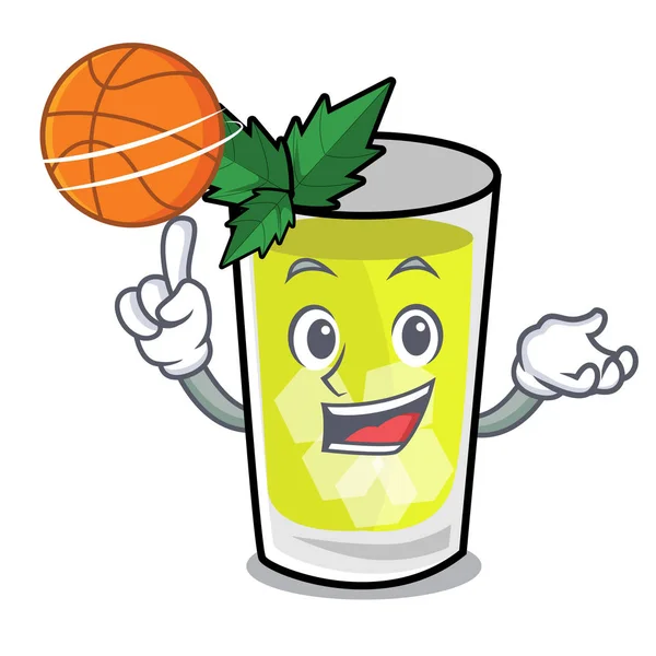 Basketbol sakinleşmek karakter karikatür ile