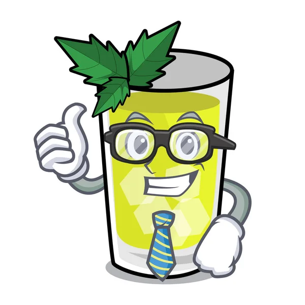 İşadamı sakinleşmek karakter karikatür