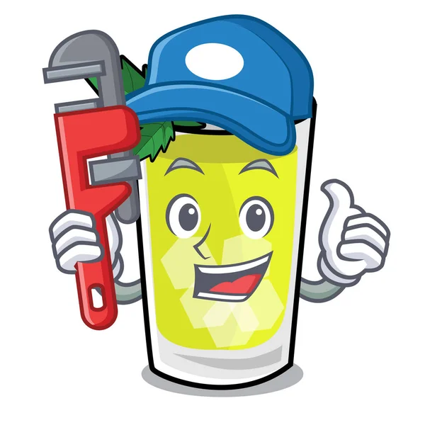 Tesisatçı sakinleşmek maskot çizgi film