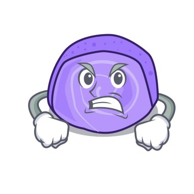 Kızgın böğürtlenli rulo pasta maskot çizgi film