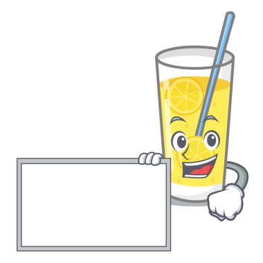 Yönetim Kurulu limonata karakter karikatür tarzı ile