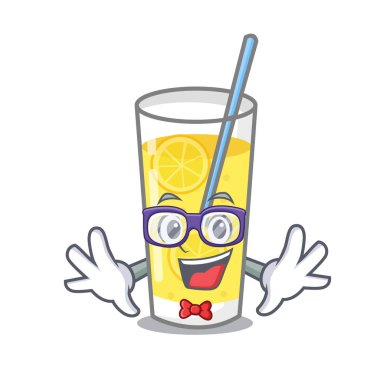 Geek limonata karakter karikatür tarzı