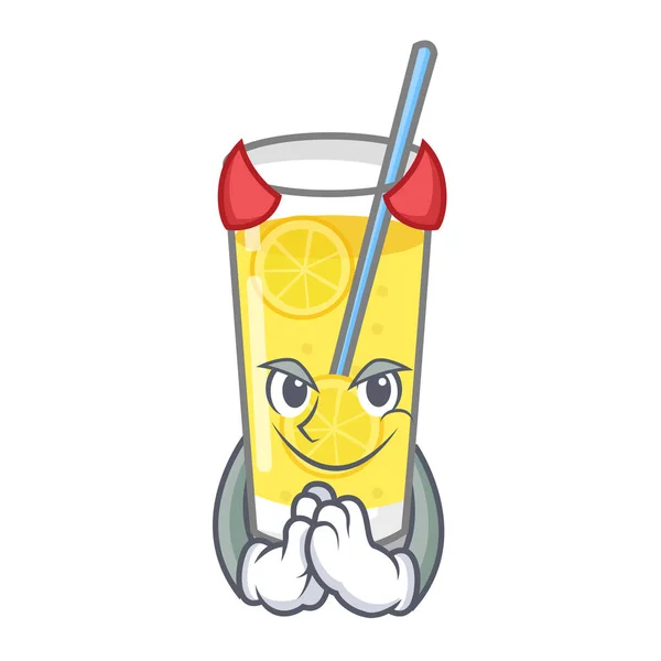 Teufel Limonade Maskottchen Cartoon-Stil — Stockvektor