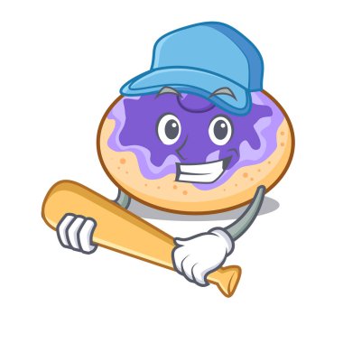 İskambil beyzbol çörek yabanmersinli karakter karikatür