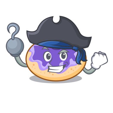 Korsan çörek yabanmersinli karakter karikatür