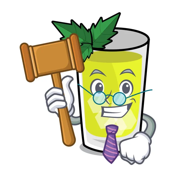 Domare Mint Julep Maskot Tecknade Vektor Ilustration — Stock vektor