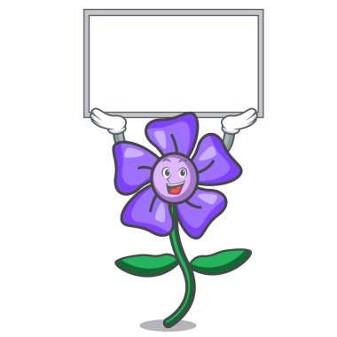 Yönetim Kurulu salyangozu çiçek karakter karikatür vektör çizim