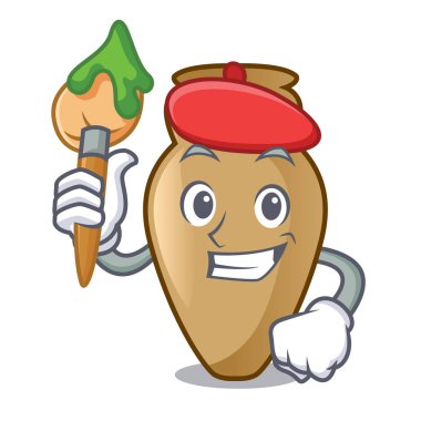 Sanatçı Amfora karakter karikatür tarzı