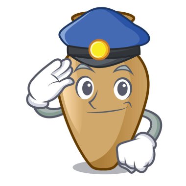 Polis Amfora karakter karikatür tarzı