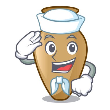 Denizci Amfora karakter karikatür tarzı