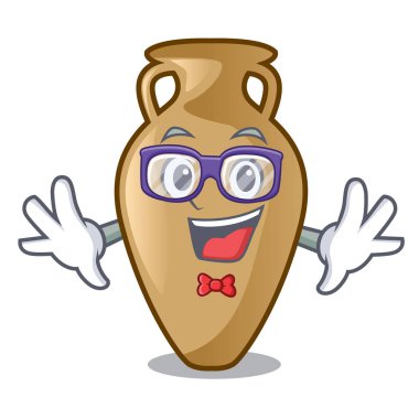 Geek Amfora karakter karikatür tarzı