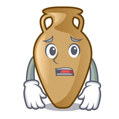 Korkarım Amfora maskot karikatür tarzı