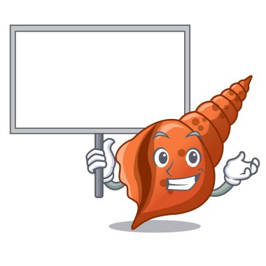 Yönetim Kurulu uzun kabuk karakter karikatür vektör çizim getirmek