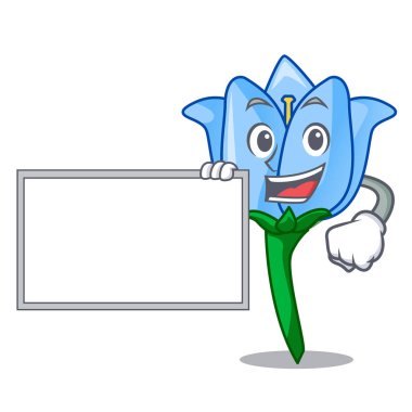 Yönetim Kurulu çan çiçeği karakter karikatür vektör çizim ile