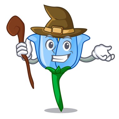 Cadı çan çiçeği maskot çizgi film