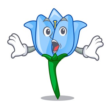 Sürpriz çan çiçeği maskot çizgi film