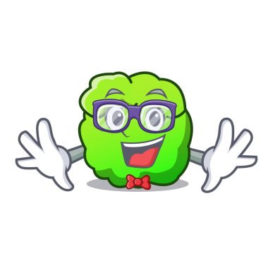 Geek çalı karakter karikatür tarzı