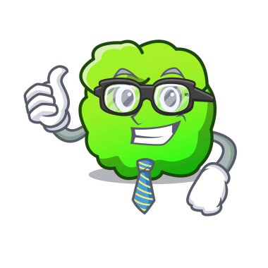 İşadamı çalı karakter karikatür tarzı