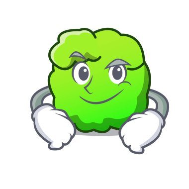 Smirking çalı karakter karikatür tarzı