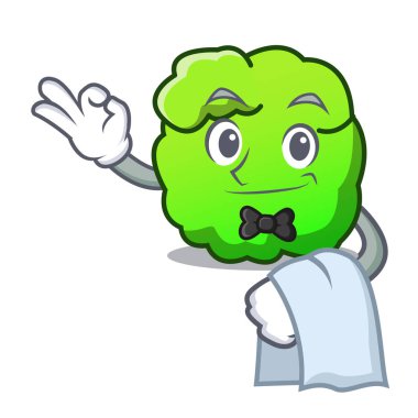 Garson çalı maskot karikatür tarzı