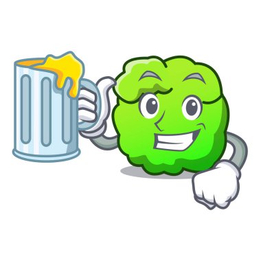 Suyu çalı maskot karikatür tarzı ile