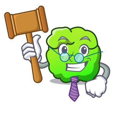 Yargıç çalı maskot karikatür tarzı