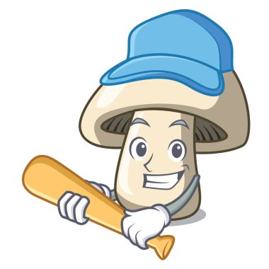 İskambil beyzbol champignon mantar karakter karikatür