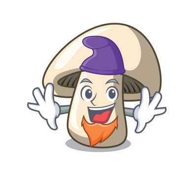 Elf champignon mantar karakter karikatür
